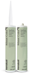 Герметик силиконовый KeraKoll Silmat Color матовый КК55 Фисташковый (290 мл)